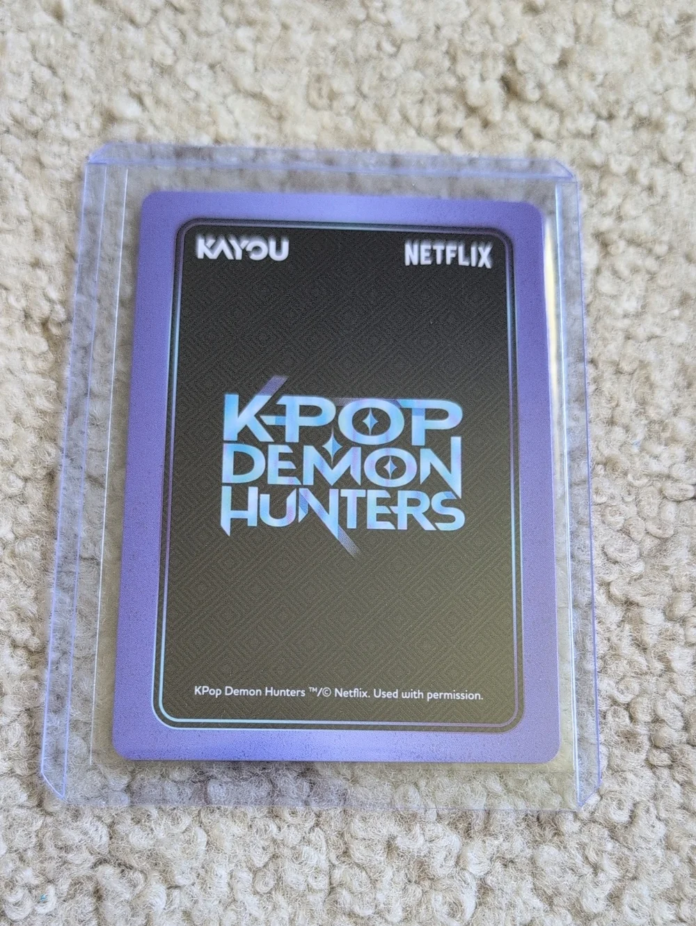 Kpop Demon Hunters Saja Boys UR Collector Card Abby